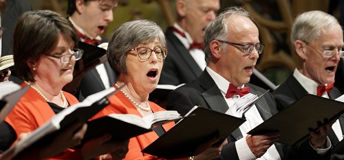 choir closeup