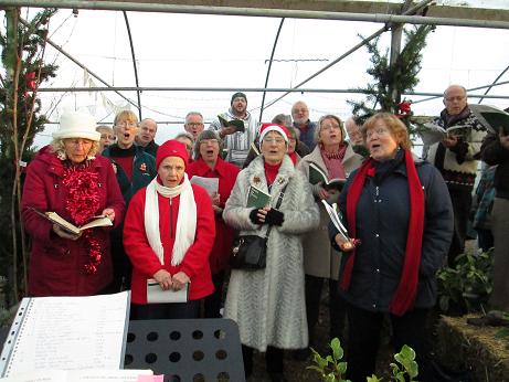 Carol singing at Lime Cross Nursery